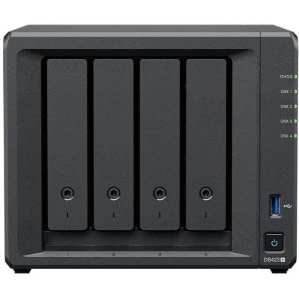 SYNOLOGY NAS-server med 4 fack - DS423+