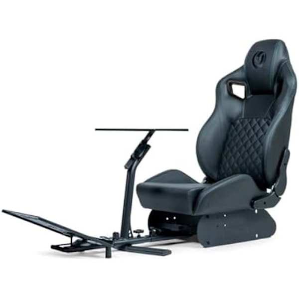 Racingsimulatorcockpit - NACON - Svart konstläder - Ergonomisk - Justerbar - Modern design Svart