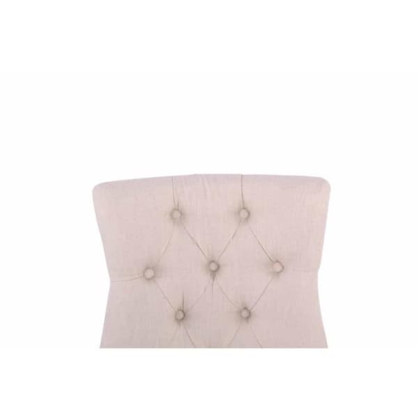 Set med 2 Aberdeen Tyg Matstolar, Cream-Antique grädde