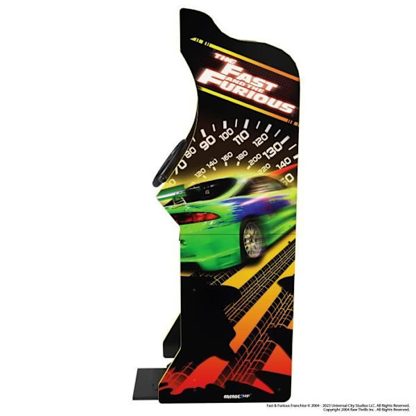 Arcade1Up Arcade Machine - The Fast & The Furious Deluxe med 4 spel ingår Flerfärgad, svart_färg