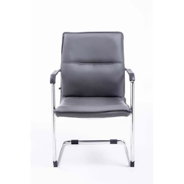 -CLP-Chaise cantilever Seattle i konstläder-Array grå
