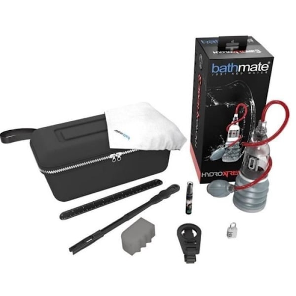 Micropenis pump - Bathmate - HydroXtreme 3 - Grå färg - För vuxna - Oöverträffad kraft