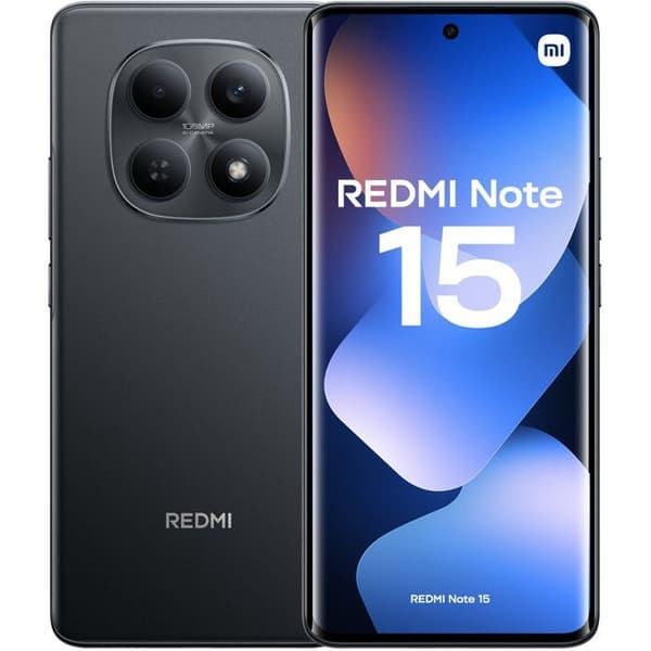 XIAOMI - Redmi Note 15 - 6 / 128 Go - Svart Svart