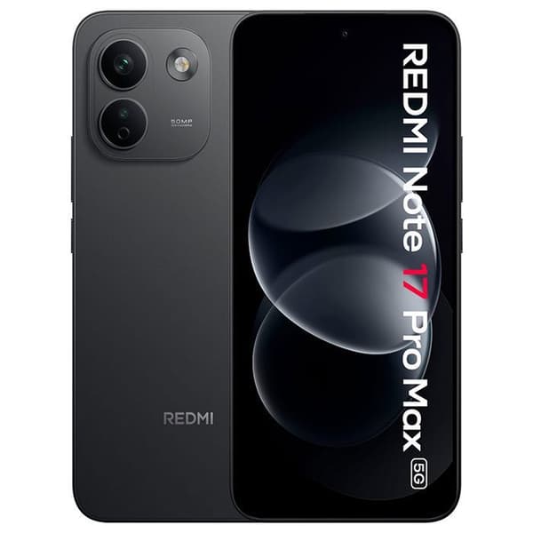 REDMI Note 17 Pro Max 5G - Smartphone - 8+512 Go - Batteri 9210 mAh - Svart