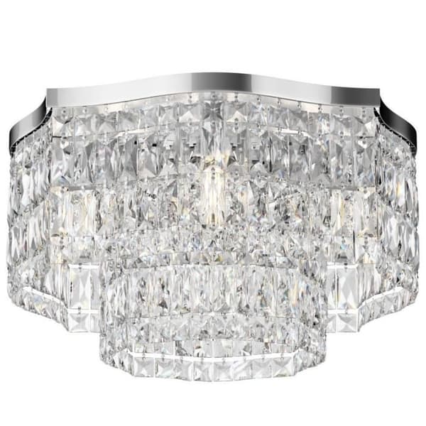 Taklampa - Dune - Kromad - 6 ljus - E14 - 25 cm höjd