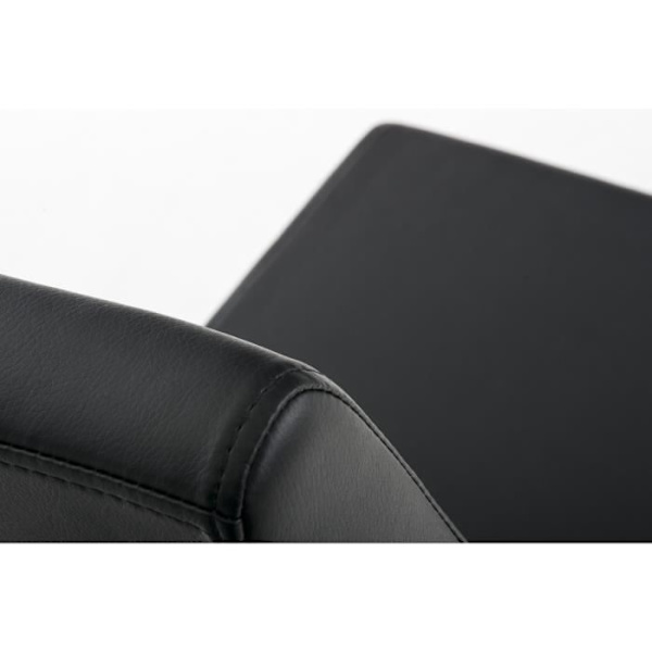 Belfort Cantilever stol i konstläder - CLP - Svart - Modern - 40x90x50 cm Svart