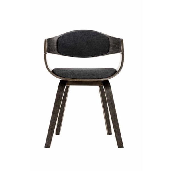 Besöksstol - CLP - Kingston - Tyg - Maximal komfort - Modern design Grå - mörkgrå