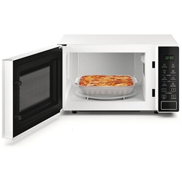 Grill mikrovågsugn - WHIRLPOOL - MWP 203 W - 20 L - 8 automatiska tillagningsfunktioner Vit och svart