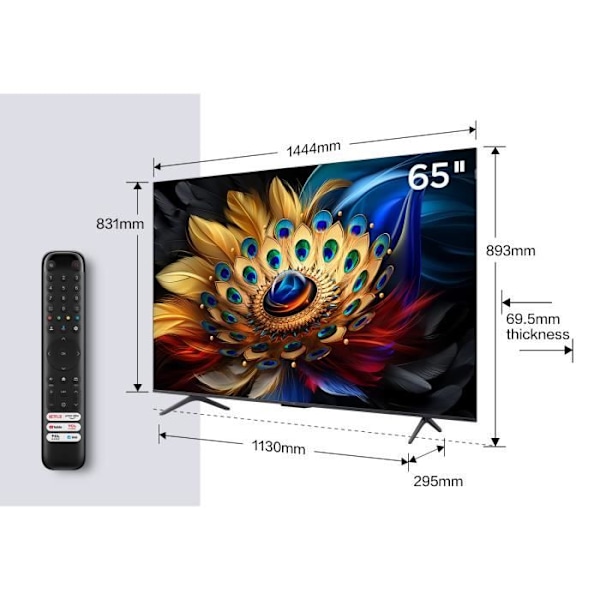 TCL 65C69B QLED Dolby Vision &