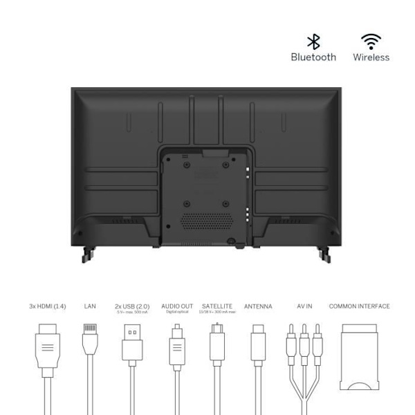 THOMSON 32" (81 cm) LED Smart FHD TV - Android TV - (DVB-C/S2/T2, Netflix, Prime Video, Disney+) - 32FA2S13 - 2023