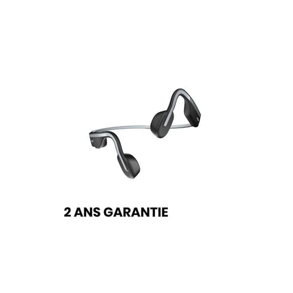 Bone Conduction Hörlurar - Shokz - Openmove - Bluetooth - Trådlös - Svettsäker Skiffer grå