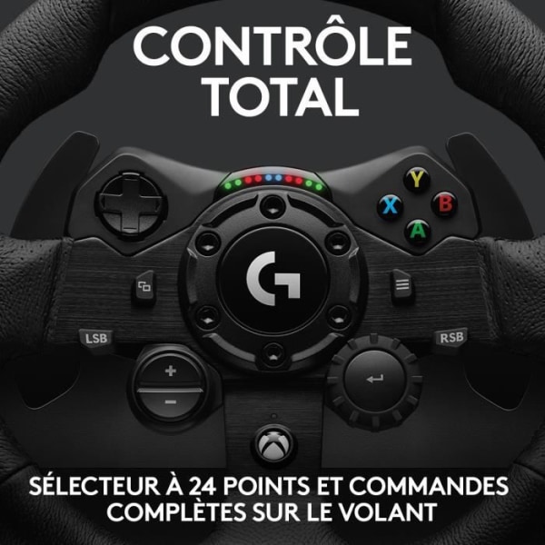 LOGITECH G - Ratt G923 Kompatibel med Xbox SERIES X - Xbox One och PC