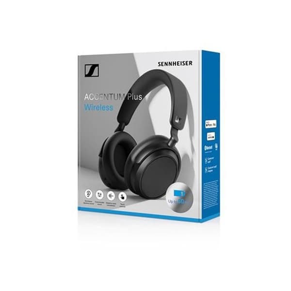 Hörlurar - SENNHEISER - Accentum Plus Wireless - Adaptiv brusreducering - 50 h - Bluetooth 5.2 Svart