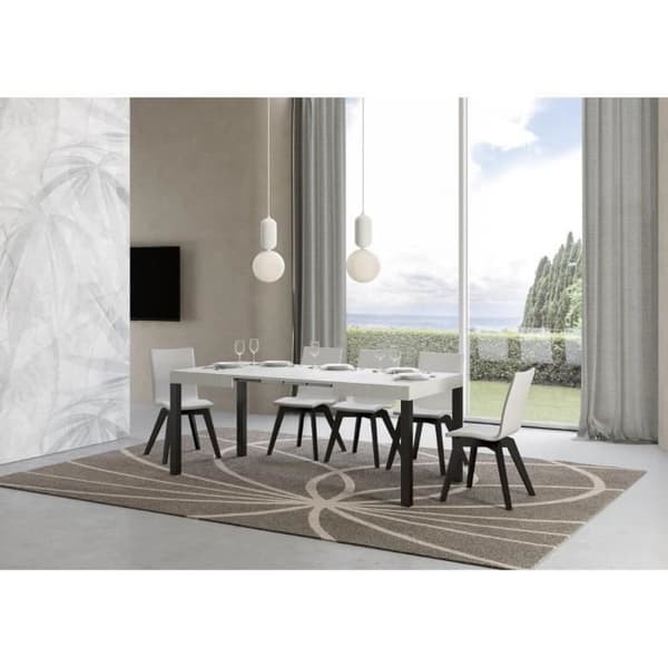Utdragbart bord - Everyday - 80x120/204 cm - Vit - Barn Vit