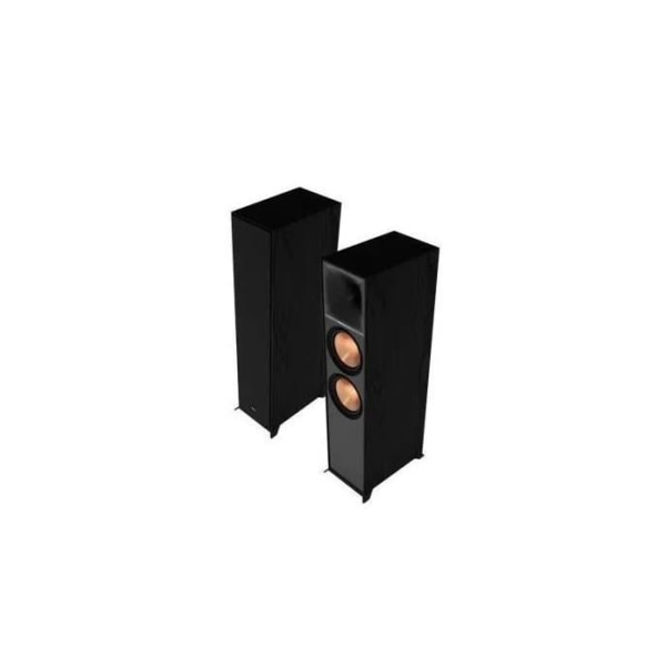 Klipsch R-800F golvhögtalare Svart - Ny generation bashögtalare - 600 W - 8 ohm Svart