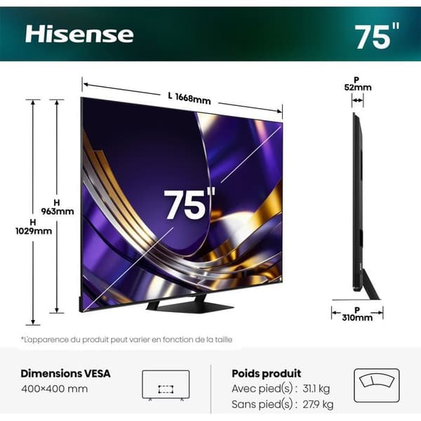 Hisense 75U7S Pro - TV
