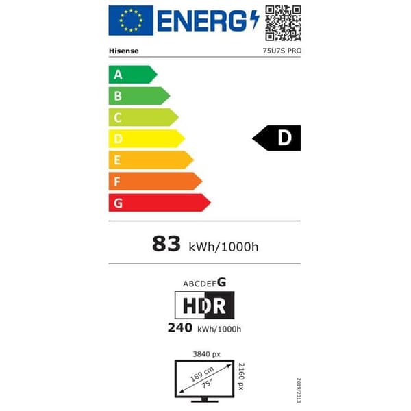 Hisense 75U7S Pro - TV