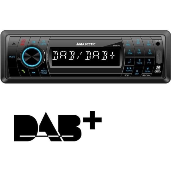 Bilradio Fm/Dab+ Stereo Pll Majestic Dab-443