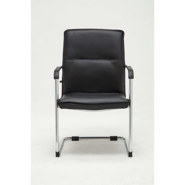 -CLP-Set med 2 cantilever-stolar Seattle i konstläder-Array svart