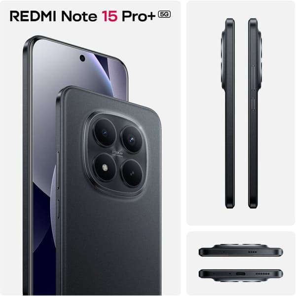 Redmi Note 15 Pro+ 5G 256 GB Svart Svart