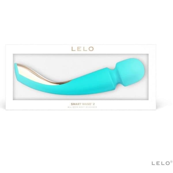 LELO SMART WAND 2 MASSAGER MEDIUM OCEAN BLÅ Blå