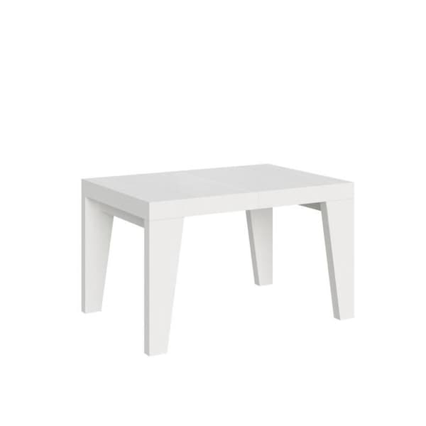 Uttökningsbart bord - Naxy - 90x140/244 cm - Vit Ask Vit