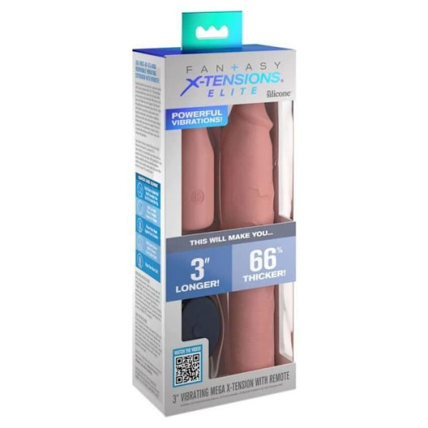 PIPEDREAMS SEEVE 9" + 3" PLUG REMOTE SKIN