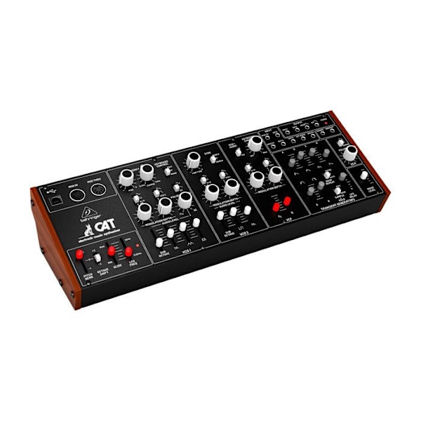 Analog Synthesizer - BEHRINGER - CAT - 2 VCO - 4 Blandade Vågmönster - Extern Signalprocessor
