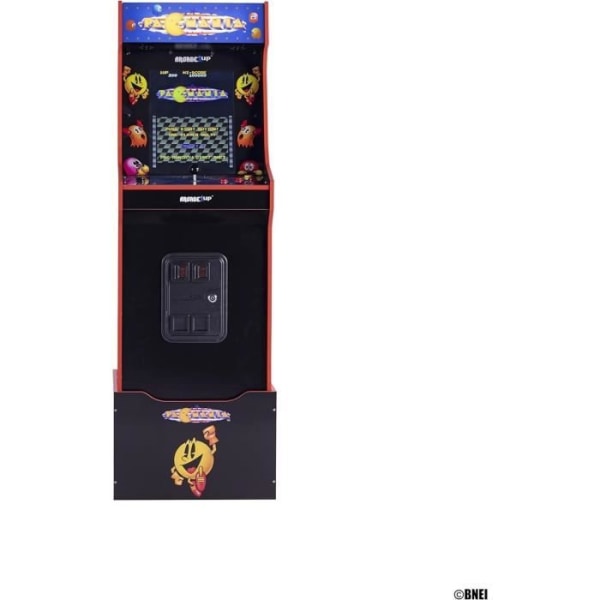 Legacy Pac-Man arkadterminal - ARCADE1UP - 14 spel - 50 x 154 x 52 cm - Upplyst tält ingår Flerfärgad