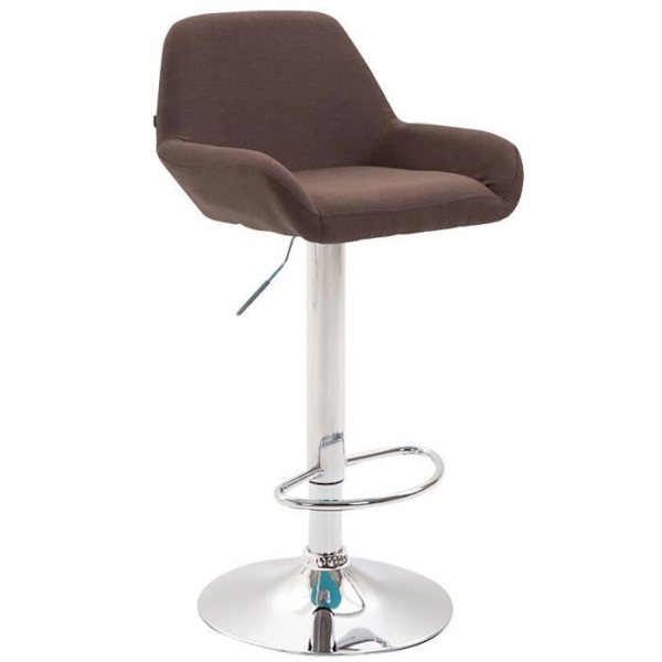 Barstol -MAGNIEUFCrom Finish (brun) kastanj
