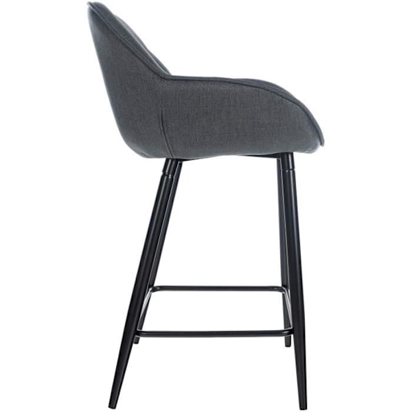 Gibson Barpall - CLP - Mörkgrå - Tyg - Samtida - Design Mörkgrå