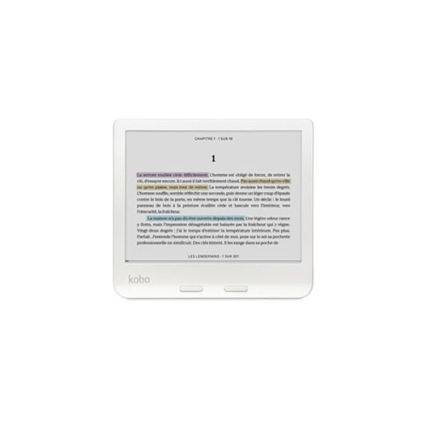 eReader - Kobo - Libra Colour - Färgskärm E Ink Kaleido 3 - Vattentålig - Mörkt läge