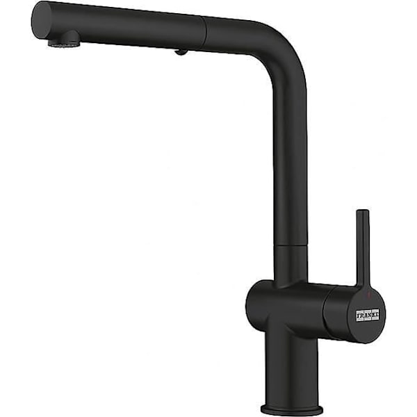 Inbyggd köksblandare FRANKE 56396 - Matt svart - Svängbar - Höjd 490mm Matte svart