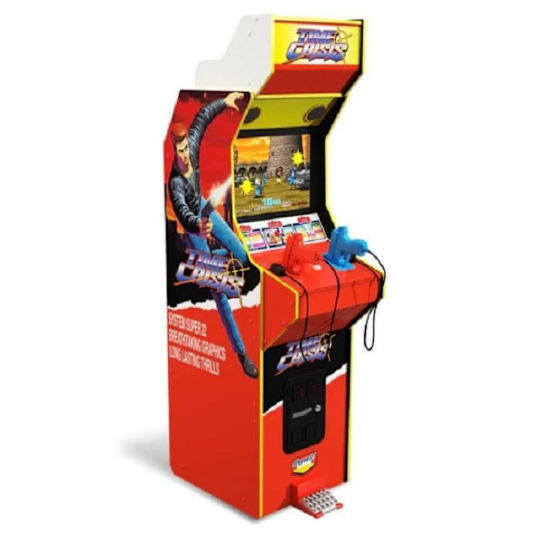 Arcade1Up - Time Crisis Deluxe Arcade Machine - Inomhus - Unisex - Röd - 12 år och uppåt röd färg