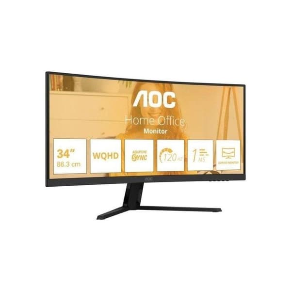 Monitor AOC CU34B3E 34" UltraWide Quad HD 120Hz VA Curvo HDR10