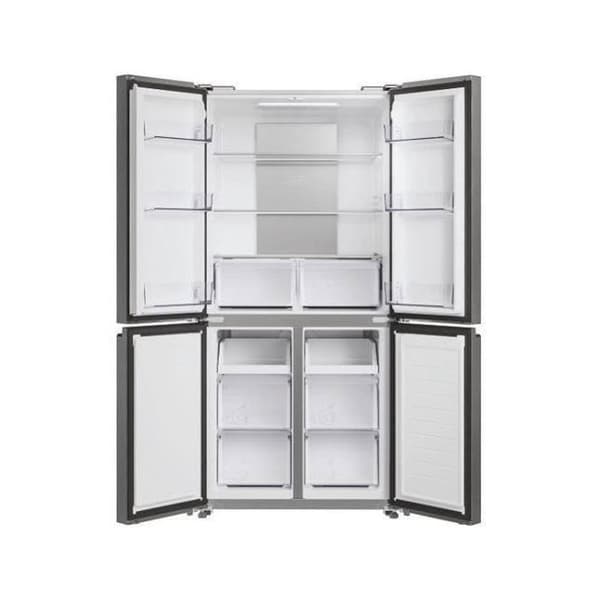 Multi-dörrs kylskåp - CANDY CFQQ5T817EPS - 467L (311L + 156L) - No Frost - Klass E - Silver Grå