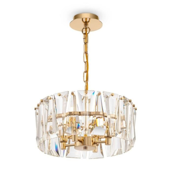 Taklampa - Maytoni - Puntes - Cylindrisk - 4 glödlampor - Guldfinish Guld
