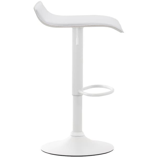 Set med 2 barstolar - CLP - Dyn V2 - Syntetläder - Vit - Modern design Vit