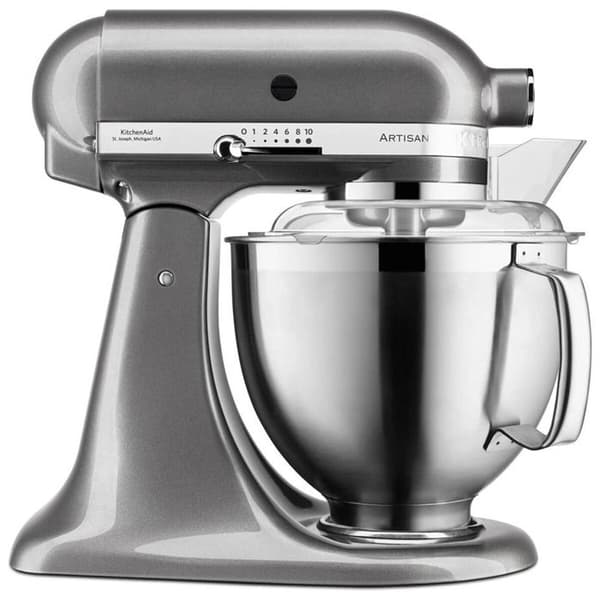 Robotpatissier - KITCHEN AID - 5KSM185PSEMS - Grå tenn - 4,8L - 10 hastigheter Grå