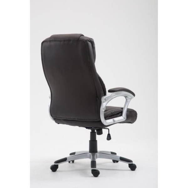 XL Texas V2 kontorsfåtölj konstläder - Brun - Modern - Design - På hjul - Justerbar i höjdled kastanj