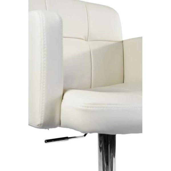 Barstol - CLP - LOS ANGELES - PU-design - Justerbar 64-85 cm - 360° vridbar upp till 14 färger