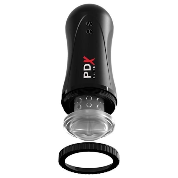 Masturbator - Pipedream - Moto Stroker - Laddningsbar - Vibrerande - Svart