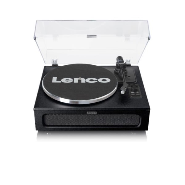 Lenco LS-430BK - Skivspelare med 4 inbyggda högtalare - Svart