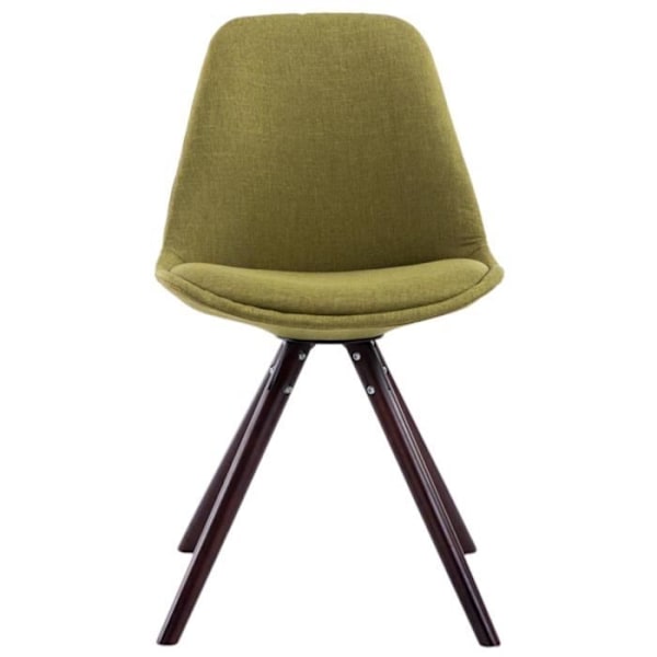 Matsalsstolar Toulouse - CLP - Set om 4 - Grön - Skandinavisk design - Ben i trä Vert-Cappuccino