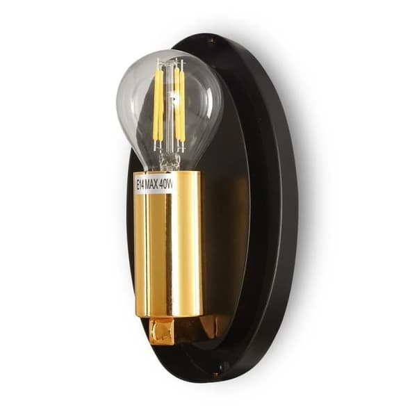 Vägglampa - Maytoni - Mabell - Guld - Glas - E14