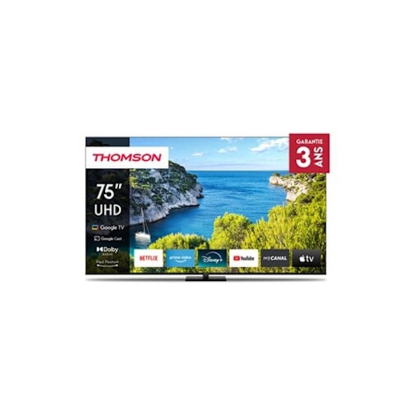 Thomson 75UG5C14 LED Pid cent Svart
