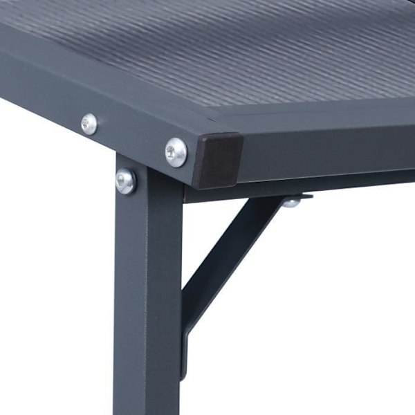 Ruston vedskydd i galvaniserat stål - CLP - Rektangulär - Antracit - 130x185x185cm Antracit