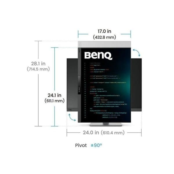 Skärm - BENQ - RD280UG - UltraHD 4K+ - IPS - KVM