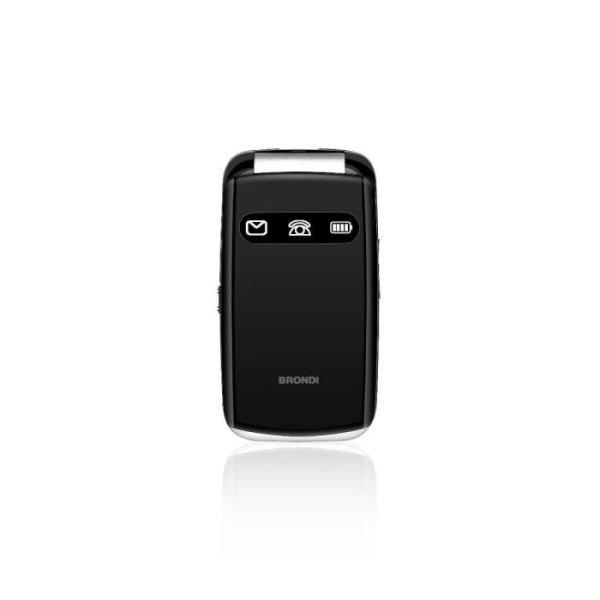 BRONDI Amico Favoloso Mobiltelefon - Dual SIM Flip 2,8' 1,3 MP 800 mAh Svart