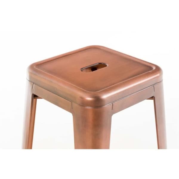 Barpall - MONTHIEUX - Koppar - Metall - Inomhus - Ej justerbar Koppar